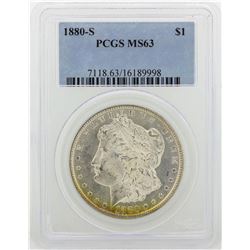 1880-S PCGS MS63 Morgan Silver Dollar