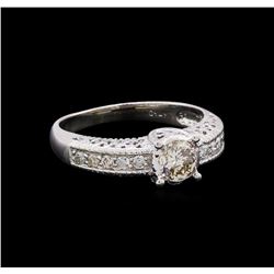 0.77 ctw Diamond Ring - 18KT White Gold