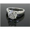 Image 4 : 2.28 ctw Certified Diamond Ring - Platinum