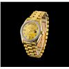 Image 2 : Rolex 18KT Gold President Diamond DayDate Men's Watch