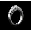 Image 3 : 0.52 ctw Diamond Ring - Platinum