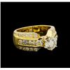 Image 1 : 2.38 ctw Diamond Ring - 18KT Yellow Gold