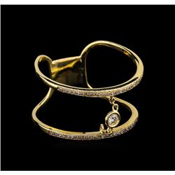 0.30 ctw Diamond Ring - 14KT Yellow Gold