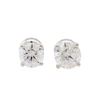 Image 1 : 1.20 ctw Diamond Stud Earrings - 14KT White Gold