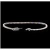 Image 3 : 18KT White Gold 3.04 ctw Diamond Tennis Bracelet