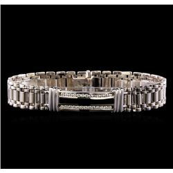 0.88 ctw Diamond Bracelet - 14KT White Gold