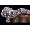 Image 10 : Antique Victorian Sterling Silver Comb and Brush