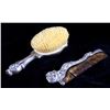 Image 1 : Antique Victorian Sterling Silver Comb and Brush