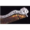 Image 8 : Antique Victorian Sterling Silver Comb and Brush