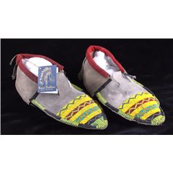 Blackfoot Native American Beaded Moccasins
