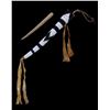 Image 1 : Sioux Beaded Awl Case & Bone Awl w/ Ocher Dye