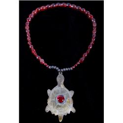 Hudson Bay Turtle Gorget Necklace 18th to 19th C.