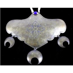 Hudson Bay Trade Brass Engraved Gorget Necklace