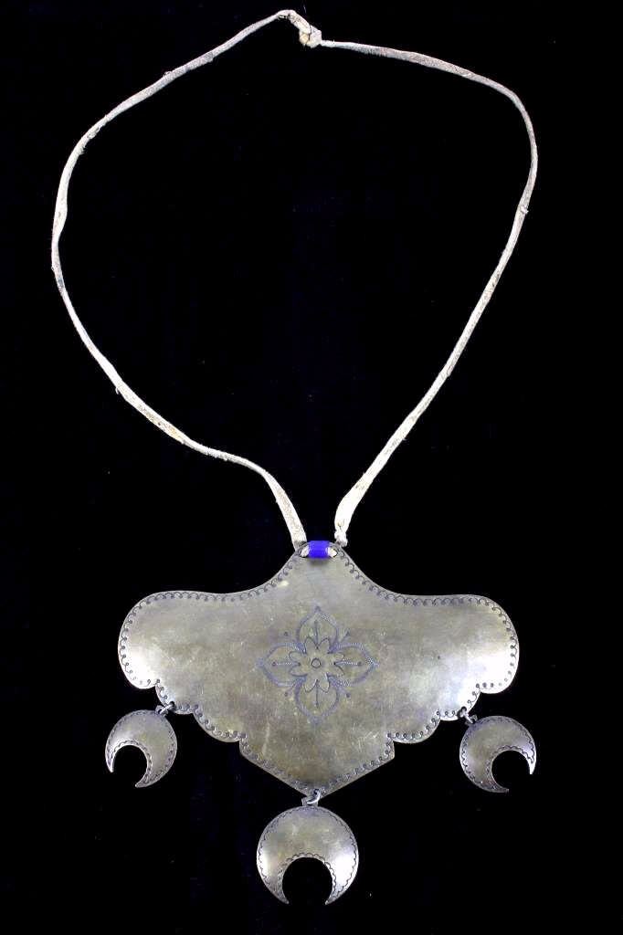 Hudson Bay Trade Brass Engraved Necklace