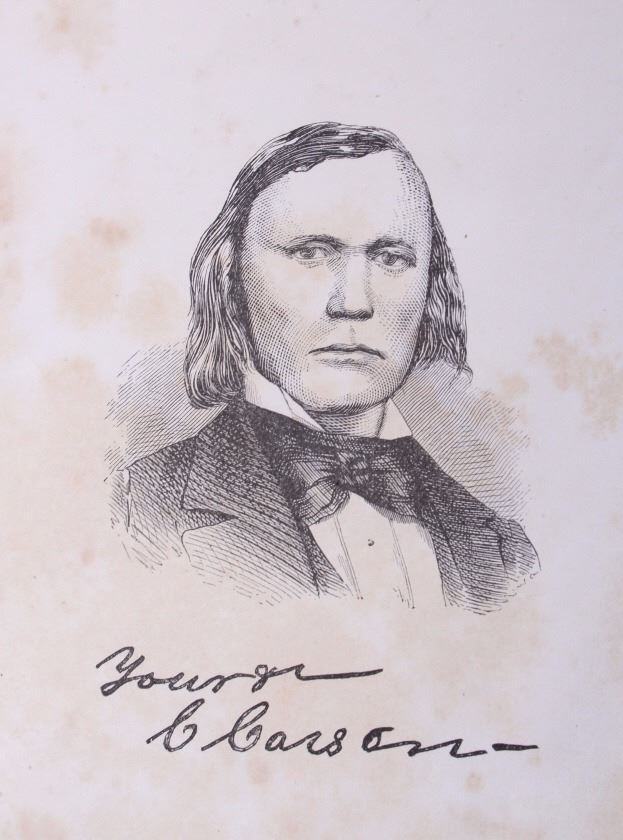 Rare The Story of Kit Carson's Life and Adv. Book