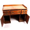 Image 5 : Early Architect's Quarter Sawn Oak Drafting Desk