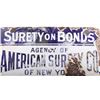 Image 3 : American Surety Company Enamel Sign