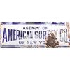 Image 4 : American Surety Company Enamel Sign