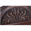Image 7 : 19th Century Leather Upholstered Carved Chair
