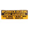 Image 1 : McCormick-Deering Sign From Cascade Montana c.1923