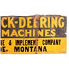 Image 3 : McCormick-Deering Sign From Cascade Montana c.1923