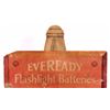 Image 2 : 1930's Eveready Flashlight Battery Sign