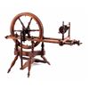 Image 9 : Antique Wooden Spinning Wheel