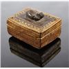 Image 2 : Eskimo Inuit Frog Totem Pine Needle Woven Box