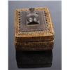 Image 5 : Eskimo Inuit Frog Totem Pine Needle Woven Box
