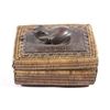 Image 8 : Eskimo Inuit Frog Totem Pine Needle Woven Box