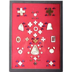 North West Coast Indian Cross & Bead Artifacts