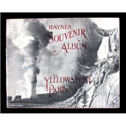 1909 Haynes Souvenir Album of Yellowstone Park