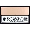 Image 1 : MINT Yellowstone National Park Boundary Line Sign