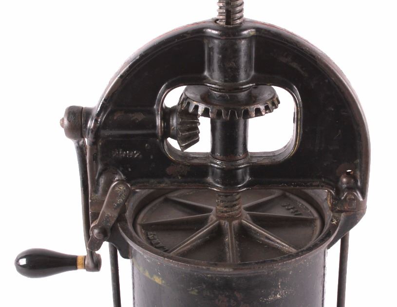 Antique Enterprise Cast Iron Sausage & Lard Press