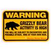 Image 5 : Grizzly Bear Warning Sign from Canada