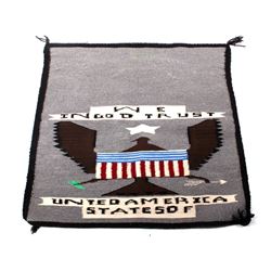 Navajo Pictorial Patriotic Rug