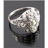 Image 1 : Edwardian Platinum Diamond Ring 1 Carat c. 1920’s