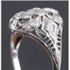 Image 4 : Edwardian Platinum Diamond Ring 1 Carat c. 1920’s