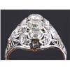 Image 5 : Edwardian Platinum Diamond Ring 1 Carat c. 1920’s