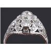 Image 6 : Edwardian Platinum Diamond Ring 1 Carat c. 1920’s