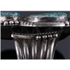 Image 10 : Navajo Sterling Silver & Turquoise Cuff Bracelet