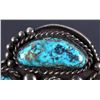 Image 4 : Navajo Sterling Silver & Turquoise Cuff Bracelet