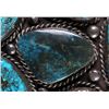 Image 9 : Navajo Sterling Silver & Turquoise Cuff Bracelet