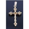 Image 3 : 10K Gold and Diamond Cross