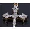 Image 4 : 10K Gold and Diamond Cross
