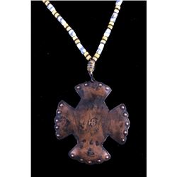 Hudson Bay Copper Cross Necklace 1800-1850