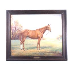 " Dolan" 1930s Racehorse Painting by S.R. Wright