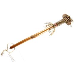 Comanche Polychrome Painted War Club c. 1850-1890