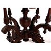 Image 7 : Hand Carved Mahogany Marble Top Parlor Table