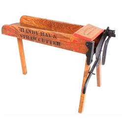 Antique Primitive Hay & Straw Cutter